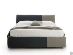 Vista frontale del letto Decor