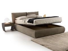 Letto imbottito matrimoniale Astoria con capiente box contenitore 