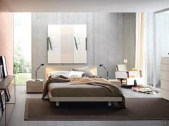 Letto con testiera curvata Blues