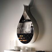 Portabottiglie a muro ideale in un soggiorno o una cucina di design 