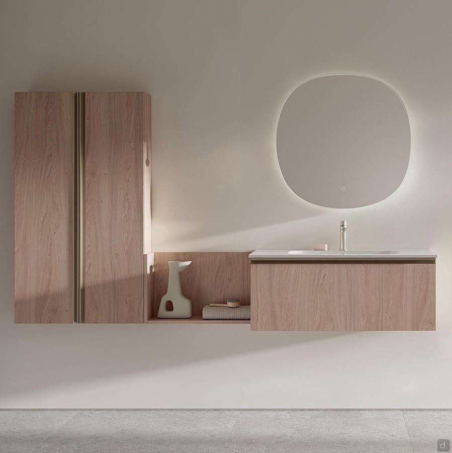 Arredo bagno sospeso con vano giorno N121 Atlantic
