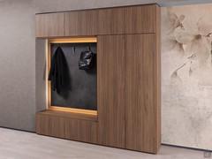 Ingresso Aliant 01 con basi, pensili e armadio battente