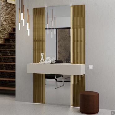 Specchio per ingresso con cassetto Millenium