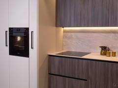 Zona cottura della cucina su misura a scomparsa KLab Exedra