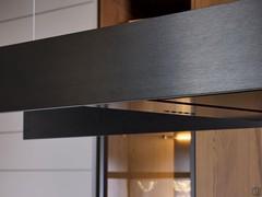 Cappa Light di Falmec in alluminio anodizzato nero opaco