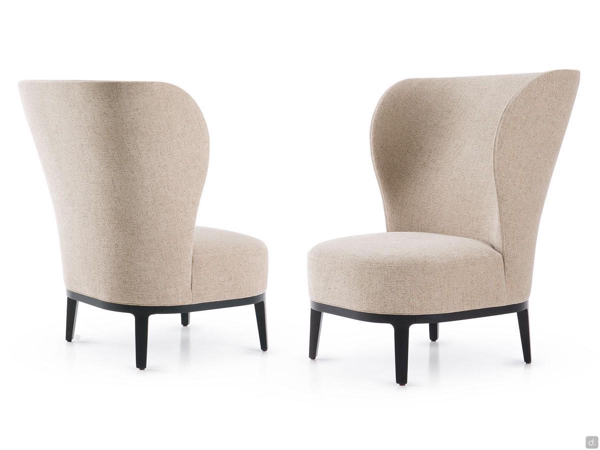Poltrona bergère senza braccioli con schienale alto Spring outlet 