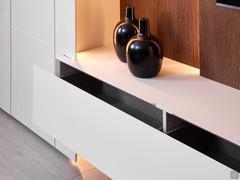 Vista degli interni della base cestone sospesa