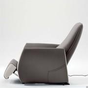 Poltrona bicolore Dalia con meccanismo relax