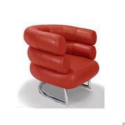 Poltrona Bibendum di Eileen Gray in pelle