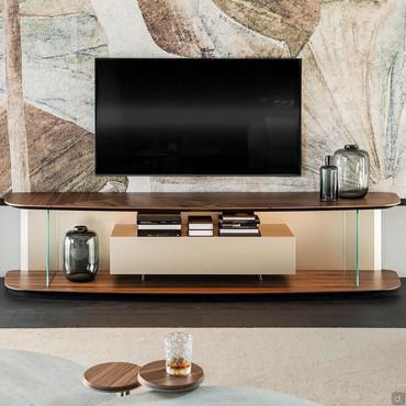 Mobile porta tv in legno alto cm 60 Altavista di Cattelan