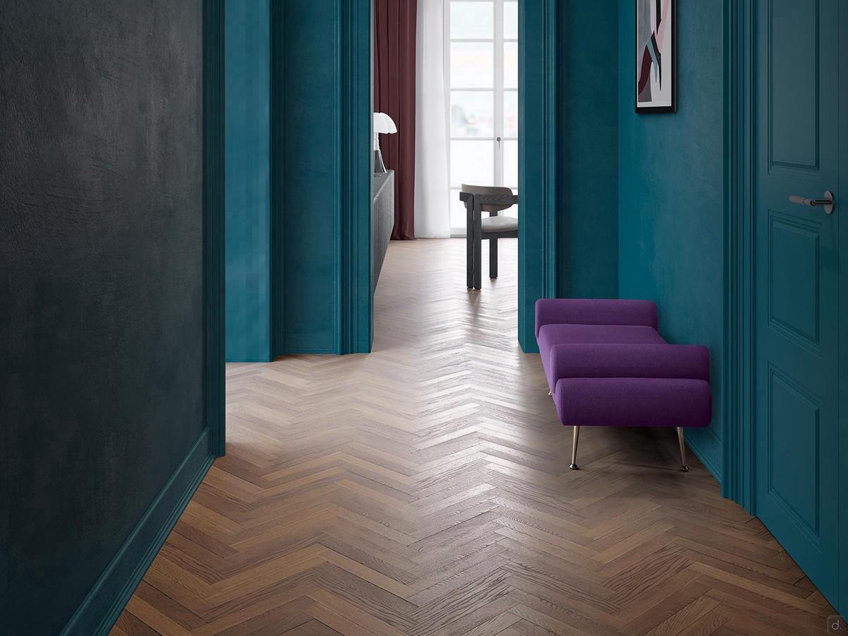 Cathy è una panchetta da ingresso imbottita con cuscini cilindrici laterali - rivestimento in tessuto, velluto e similpelle