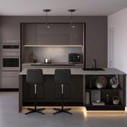 Cucina componibile su misura con isola a muro 161026