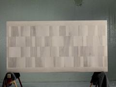 Particolare del piano in legno listellare