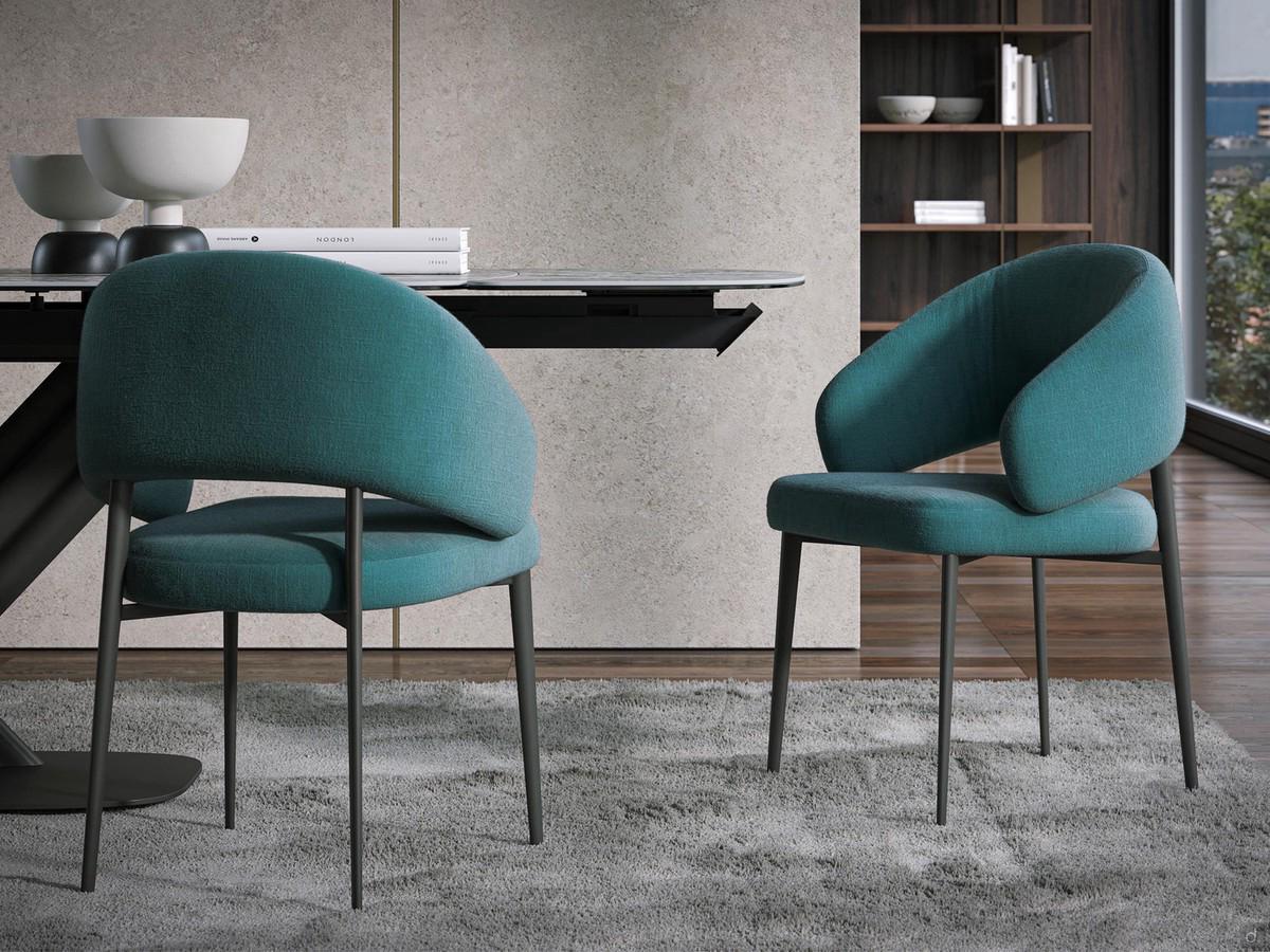 Shelter si adatta alla perfezione a soluzioni di arredo dal carattere moderno, unendo forme minimali ad un comfort ottimale

