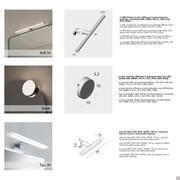 Specchiera da bagno rotonda Circle - Modelli faretti disponibili