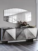 Specchio Stripes in abbinamento alla credenza Kayak