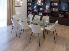 Tavolo Diapason rettangolare cm 240 x 100, per ospitare comodamente fino ad 8 persone - foto cliente 