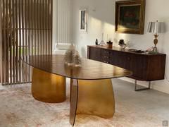 Tavolo Lens in vetro cotto Ambra - foto cliente