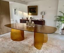 Tavolo Lens in vetro cotto Ambra - foto cliente