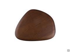 Tavolino Dedalo da 78 x 68 cm con piano in legno essenza Light Brown Oak