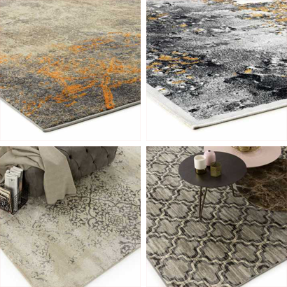 Modern patterned rugs for living rooms and bedrooms