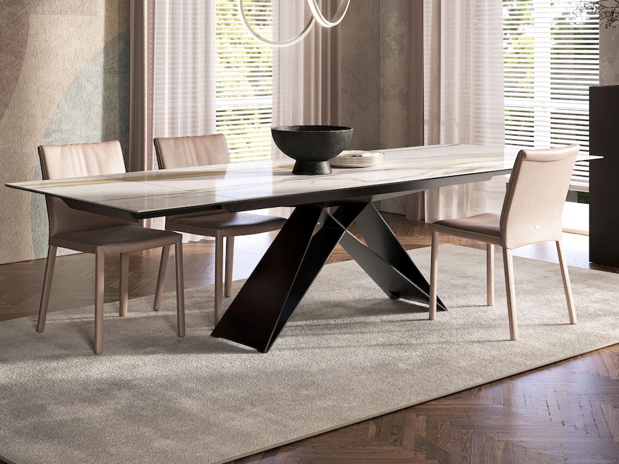 table à manger en céramique Premier de Cattelan
