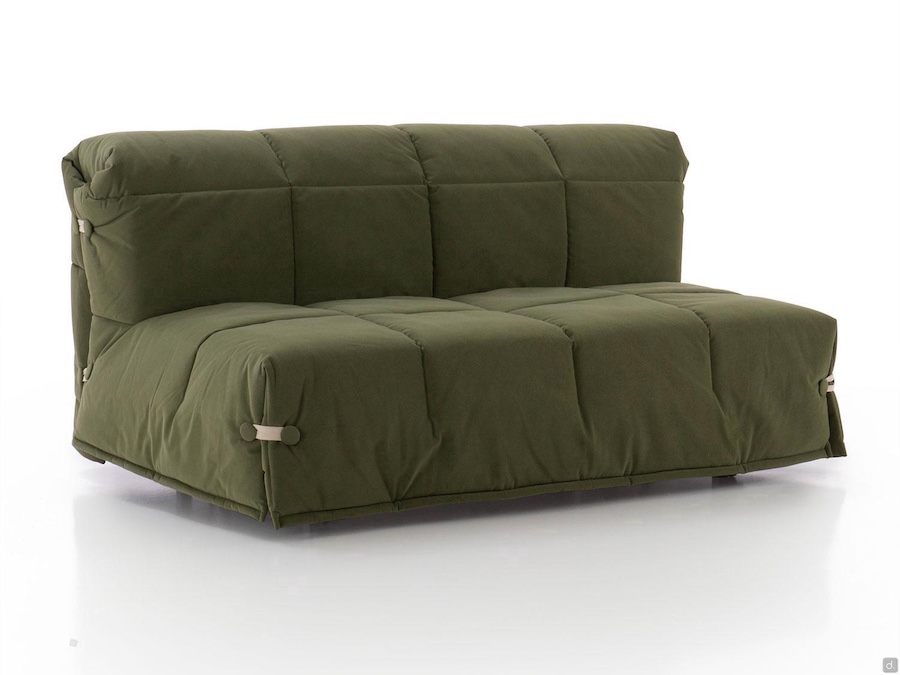 banquette convertible verte Derby