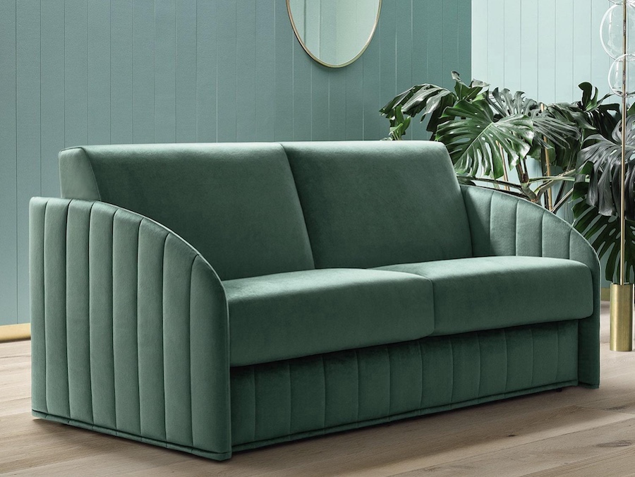 canapé convertible compact vert Clark