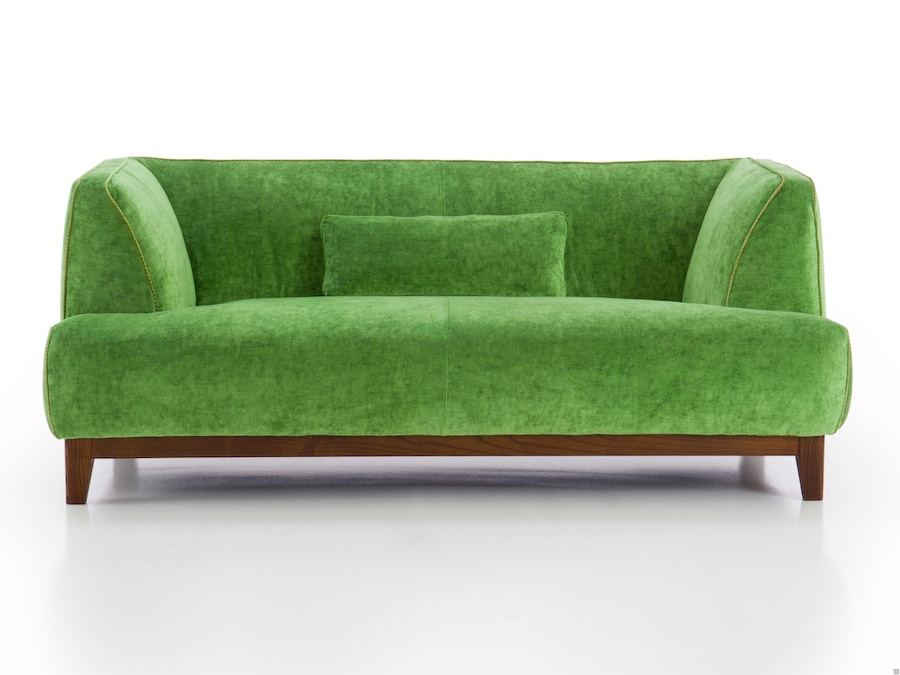 canapé vert linéaire Goya