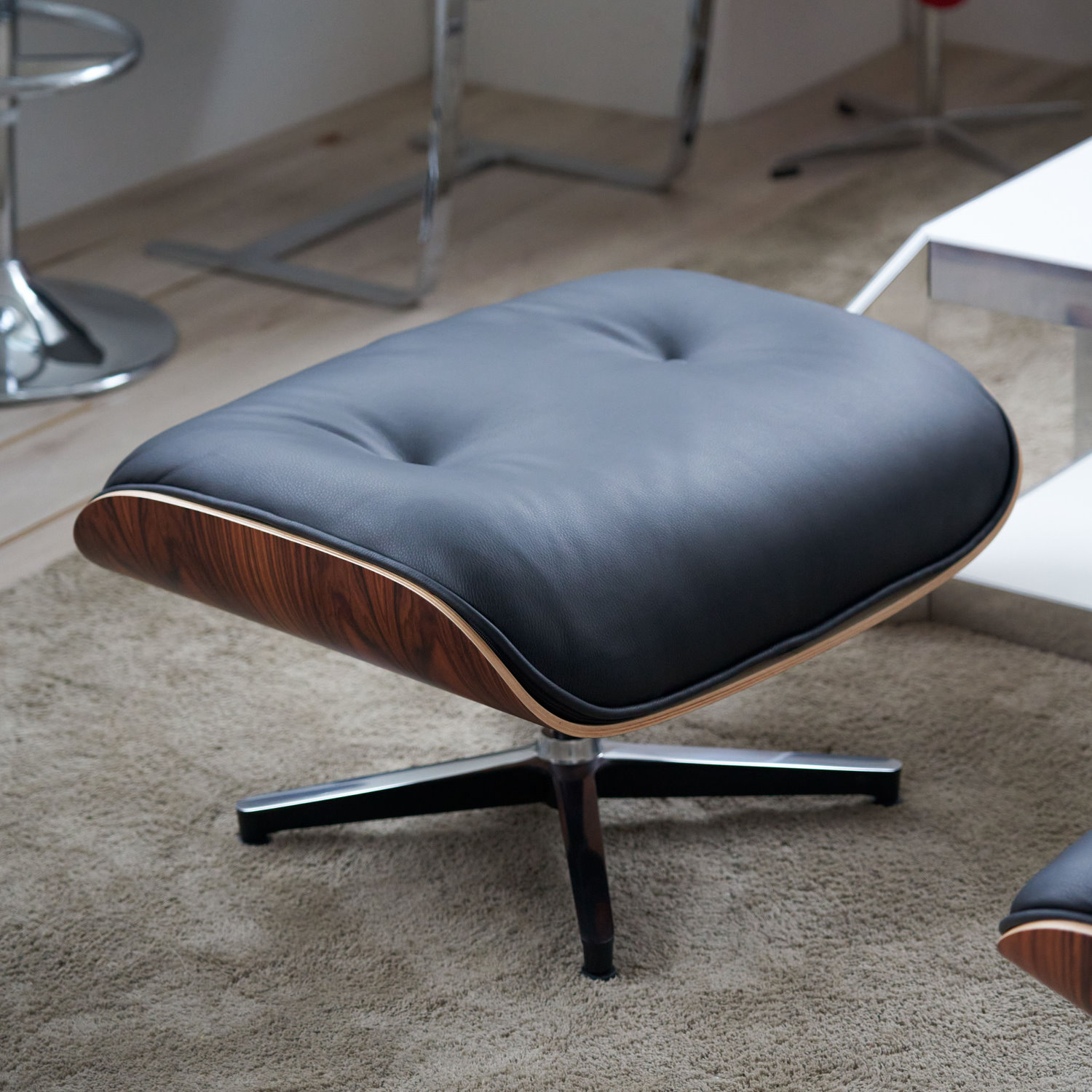 Eames footrest to be matched with the armchair