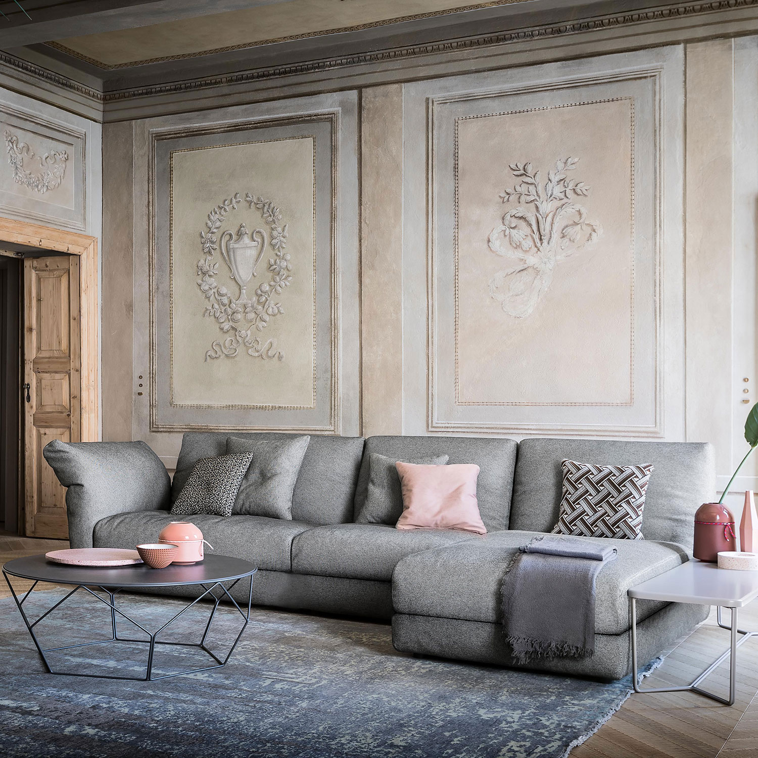 Cortina Modular Sofa With Adjustable Backrests And Arms By Bonaldo Diotti Com