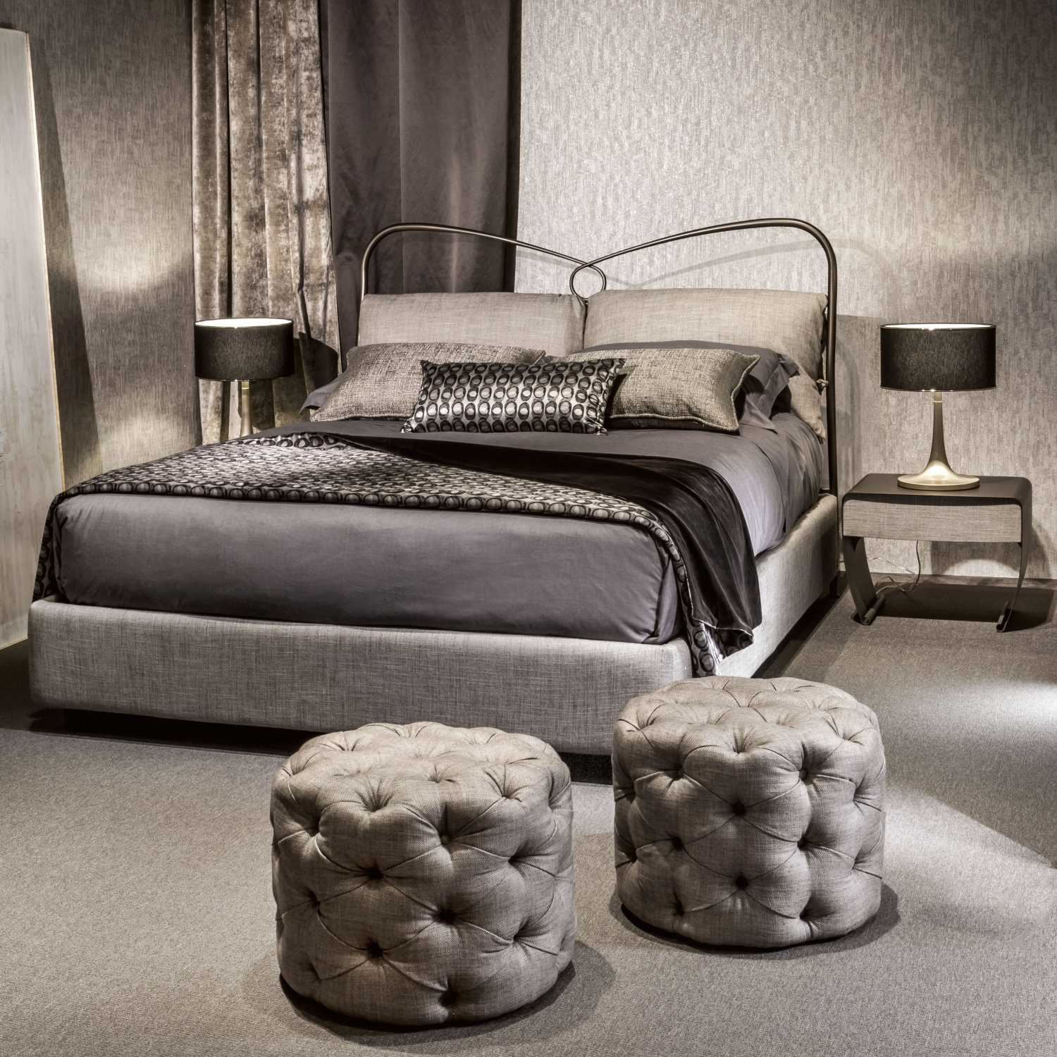 Letto In Ferro Con Cuscini St Tropez Di Cantori Diotti Com