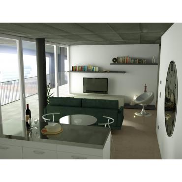 Progettazione 3d Soggiorno - Render