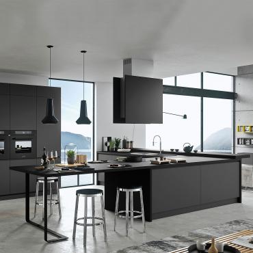 Cucina design con isola Seven 04