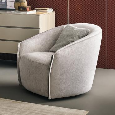 Fauteuil cabriolet pivotant Bodo de Bonaldo