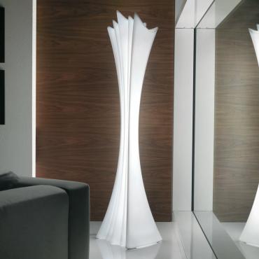 Porte-manteaux lumineux design Sipario réalisé en polyéthylène - blanc