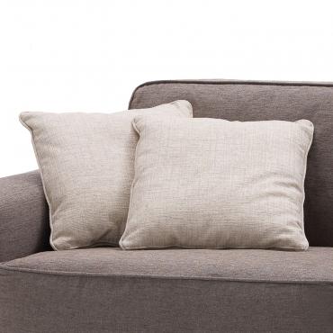 Coussins décoratifs pour canapé: modèles passepoilés 43x43 cm