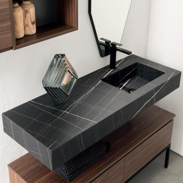 Mensolone con lavabo integrato Atlantic