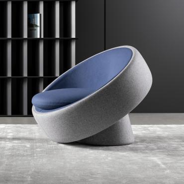 Fauteuil design original Globalove de Bonaldo by Karim Rashid