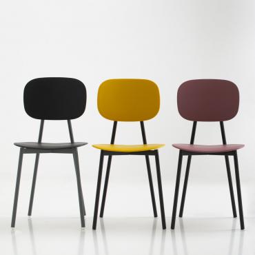 Chaise économique, pratique et colorée Lollipop Young