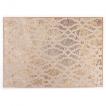 Tapis géométrique beige Gabrielle GA03