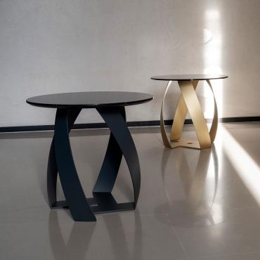 Table basse ronde spirale Bon Bon 