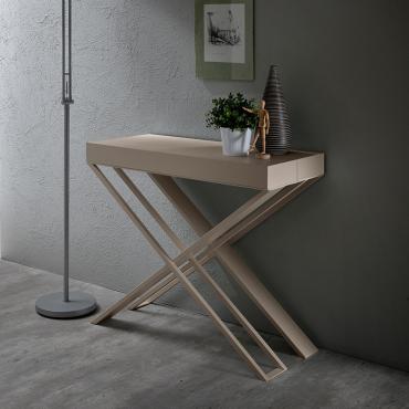 Bureau/meuble de rangement Fox 110cm - blanc/chêne Moderne, Design