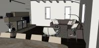  Progettazione 3D Soggiorno/Salotto - vista soggiorno