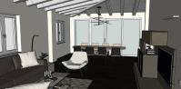  Progettazione 3D Soggiorno/Salotto - vista divano salotto