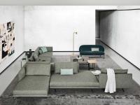 Canapé Rakel 2 places inséré dans un salon moderne