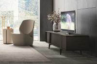 Meuble TV Connie proposé dans les dimensions suivantes: 175 x P.52,4 x H.50 cm