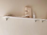 Mensola su misura per il bagno Atlantic / Frame, disponibile anche spessa 3,5 oppure 4 cm
