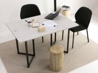 Console Fold ouverte idéale comme bureau ou table à manger