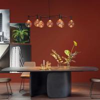 Design unique et exclusif pour la lampe Sofì de Bonaldo, idéale pour les salons